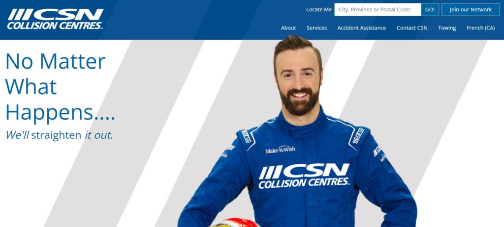 CSN Cosmos Auto Body & Collision Repair Shop Homepage