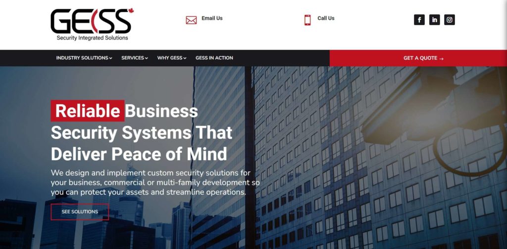 GESS Security Homepage