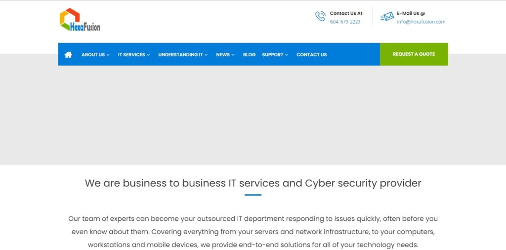 Hexafusion Homepage
