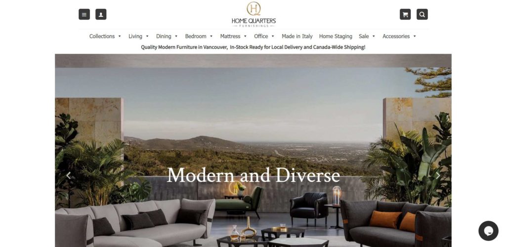 Home Quarters Furnishings' Homepage