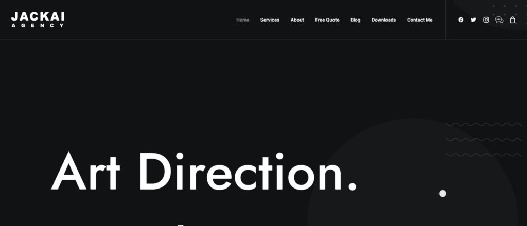 Jackai Agency Homepage