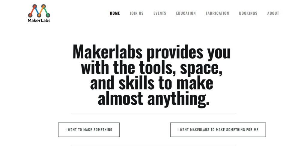 MakerLabs Homepage