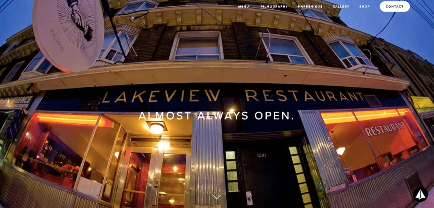The Lakeview Restaurant Homepage