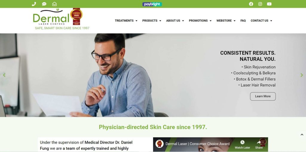 Dermal Laser Centres Homepage