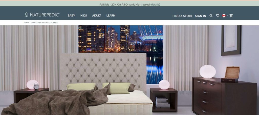 Naturepedic Homepage