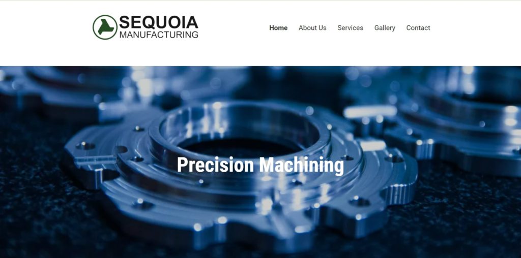 Sequoia Manufacturing Inc. Homepage