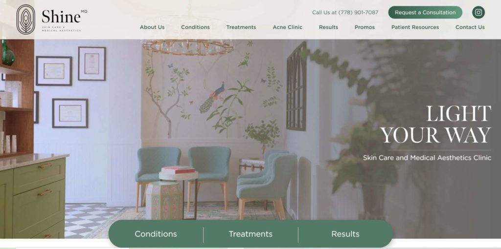 Shine MD Homepage