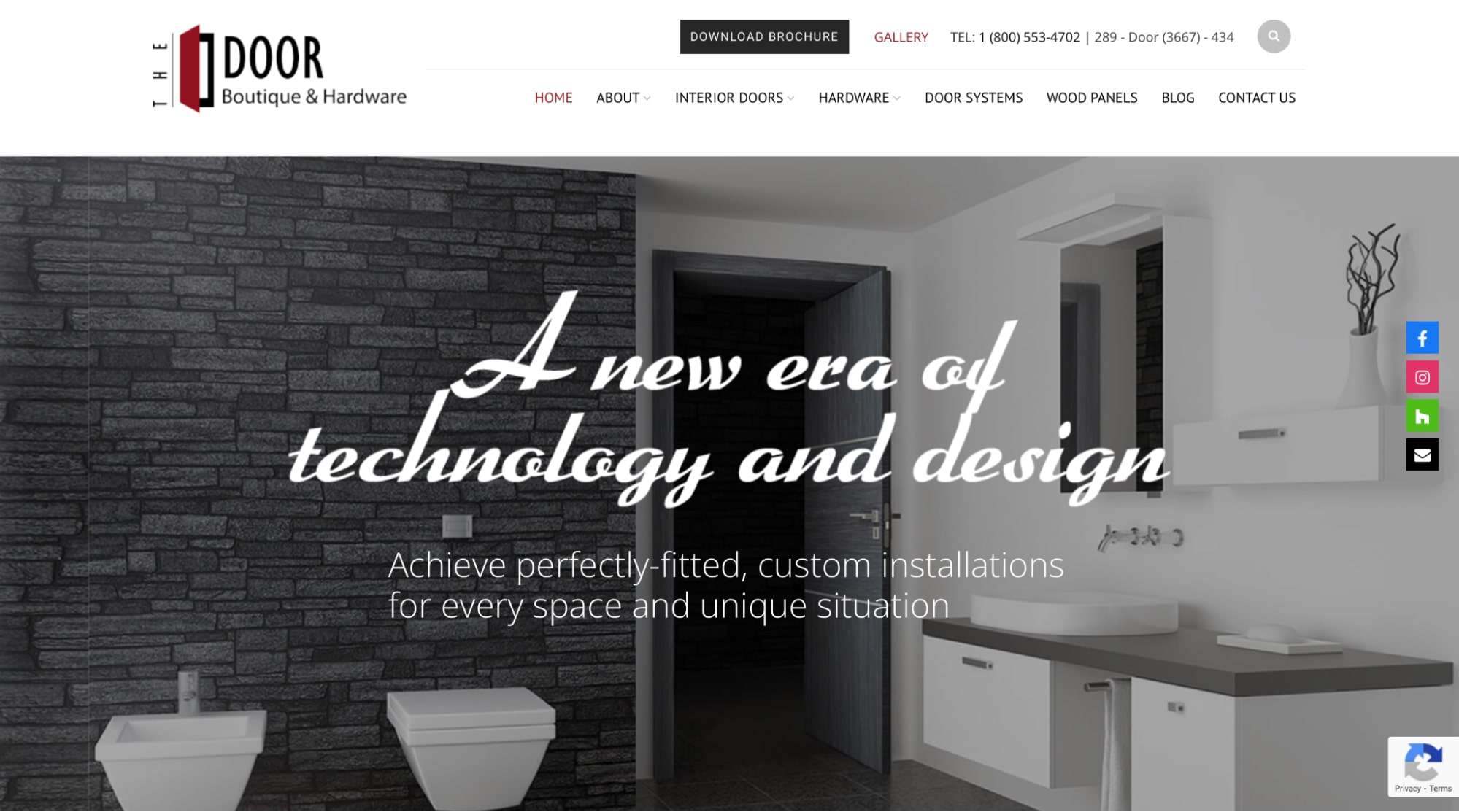The Door Boutique & Hardware Homepage