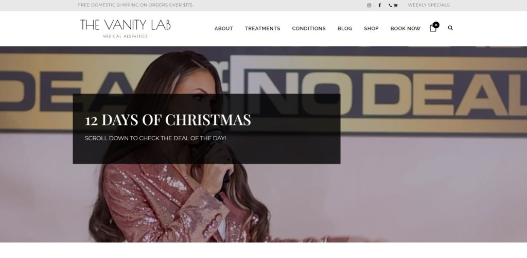 The Vanity Lab Homepage