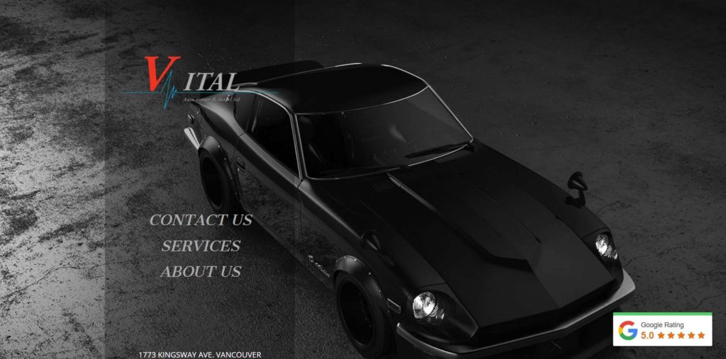 Vital Auto Repair & Detail Homepage