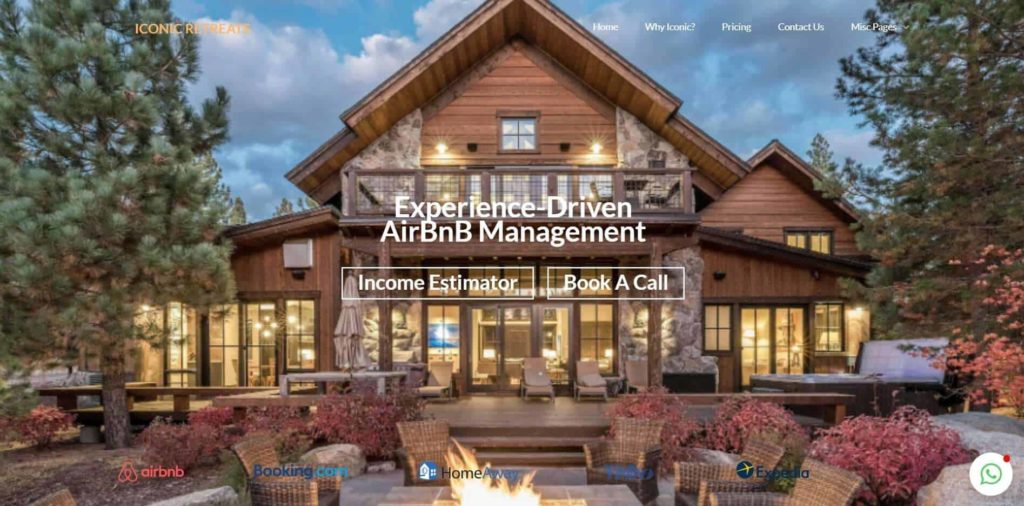 Iconic Retreats Homepage