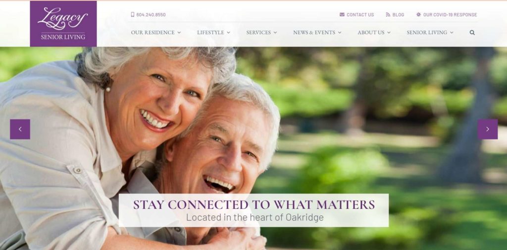 Legacy Homepage