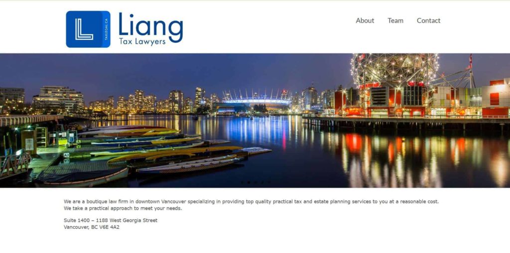 Liang Tax Lawyers Homepage