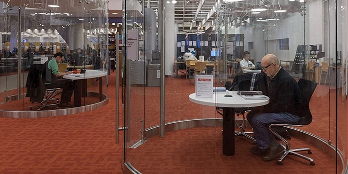 Rent or reserve group and individual study rooms from time to time.