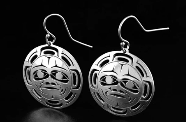 Silver Moon Earrings