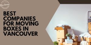 5 Best Companies for Moving Boxes in Vancouver