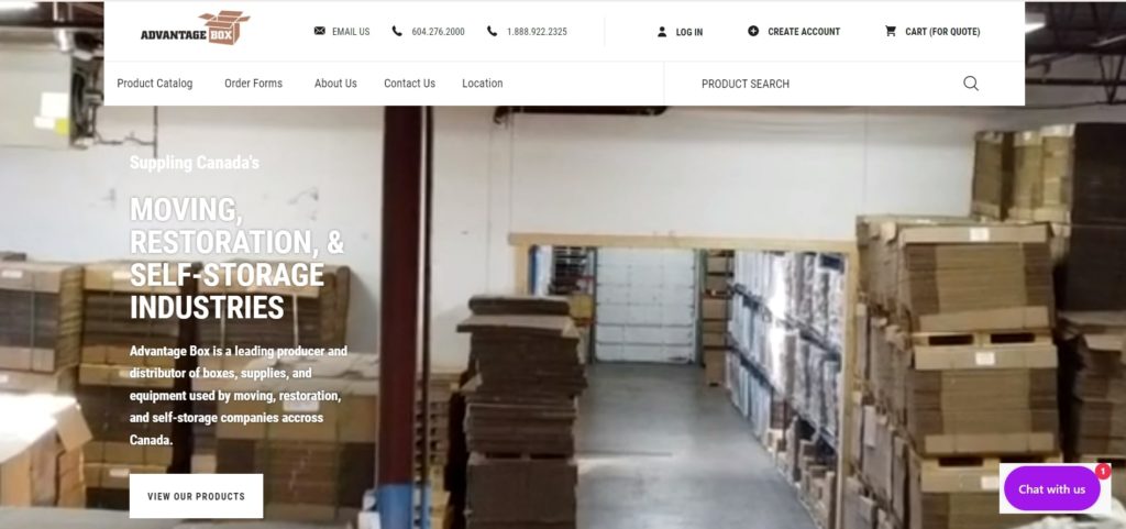 Advantage Box Company Ltd.'s Homepage