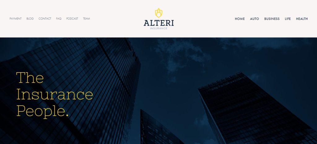 Alteri Insurance Brokers Homepage