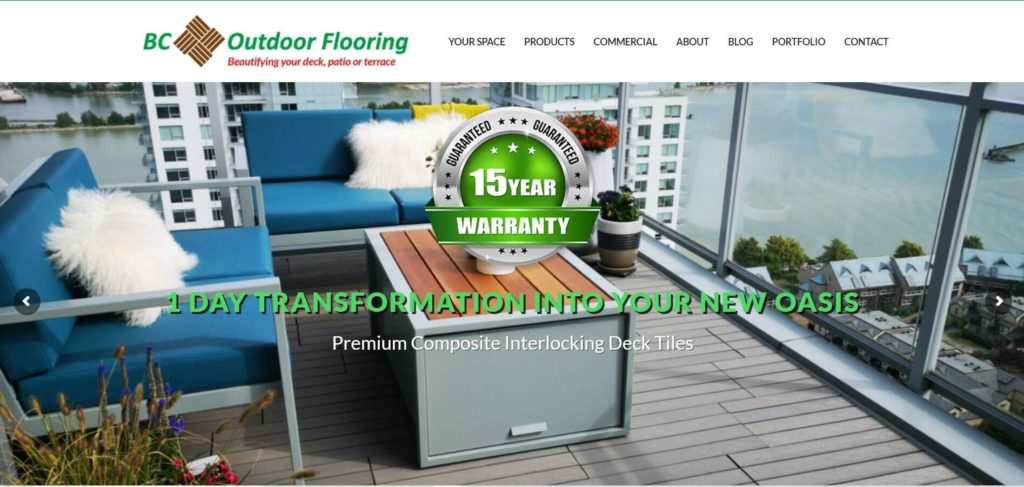 BC Outdoor Flooring's Homepage