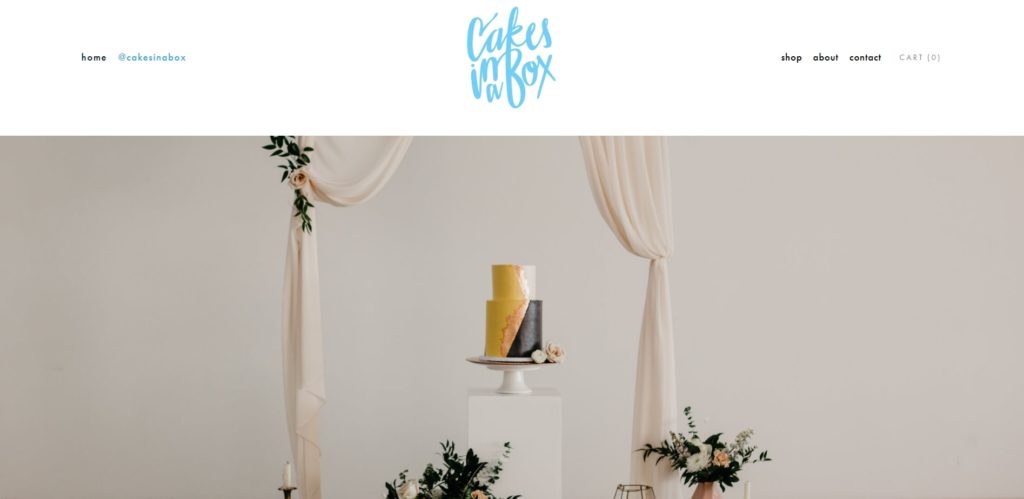 Cakes in a Box's Homepage