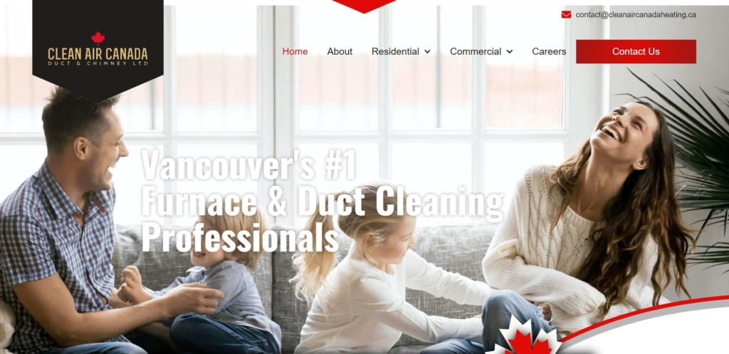 Clean Air Canada's Homepage
