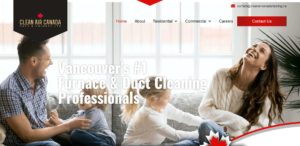Clean Air Canada's Homepage