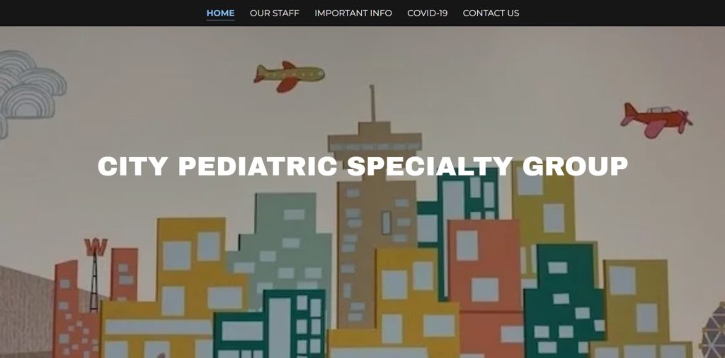 Dr. Grace Yu of City Pediatrics Specialty's Homepage