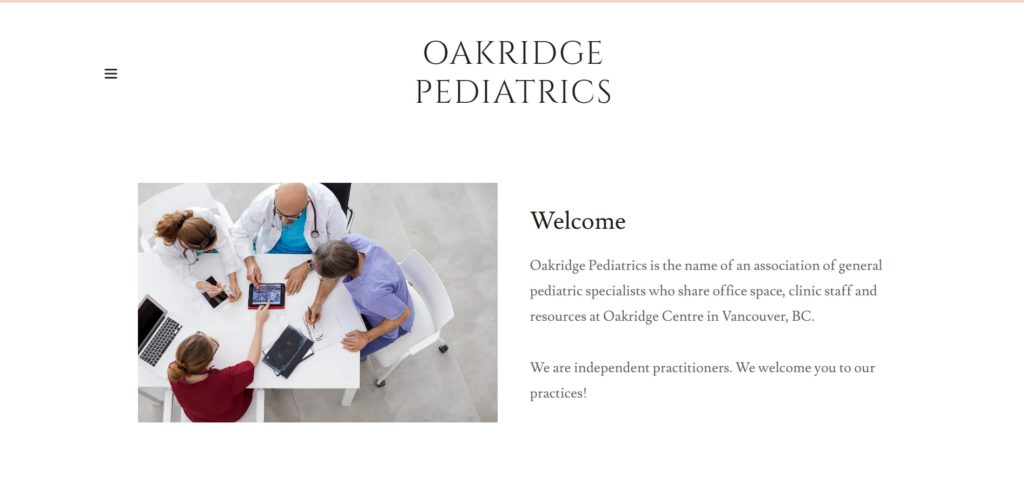 Dr. Paul Korn of Oakridge Pediatrics Homepage