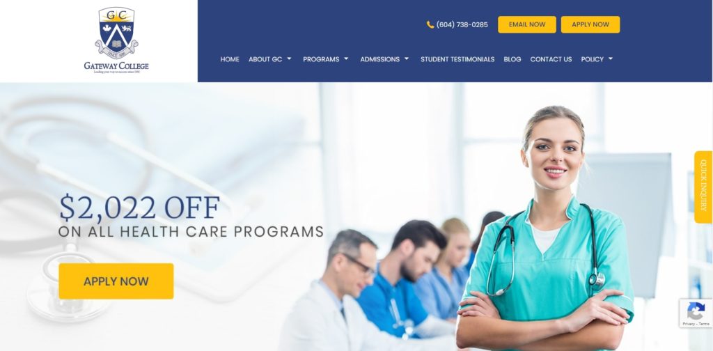 Gateway College's Homepage