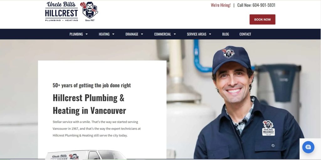 Hillcrest Plumbing & Heating's Homepage