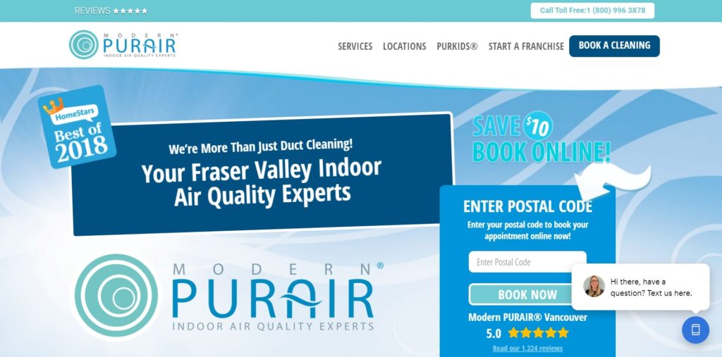 Modern PURAIR®'s Homepage