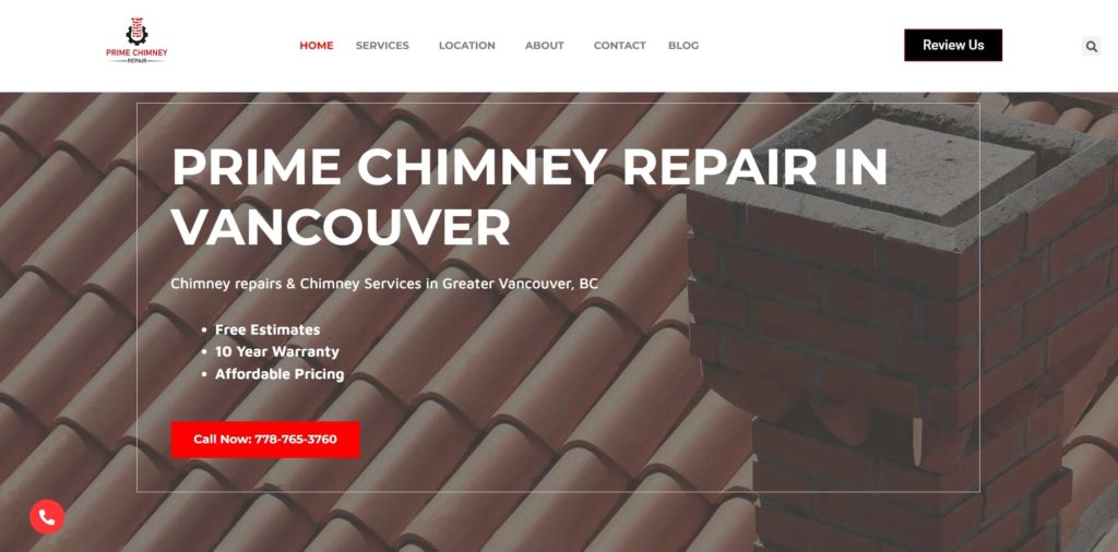 Prime Chimney Repair's Homepage
