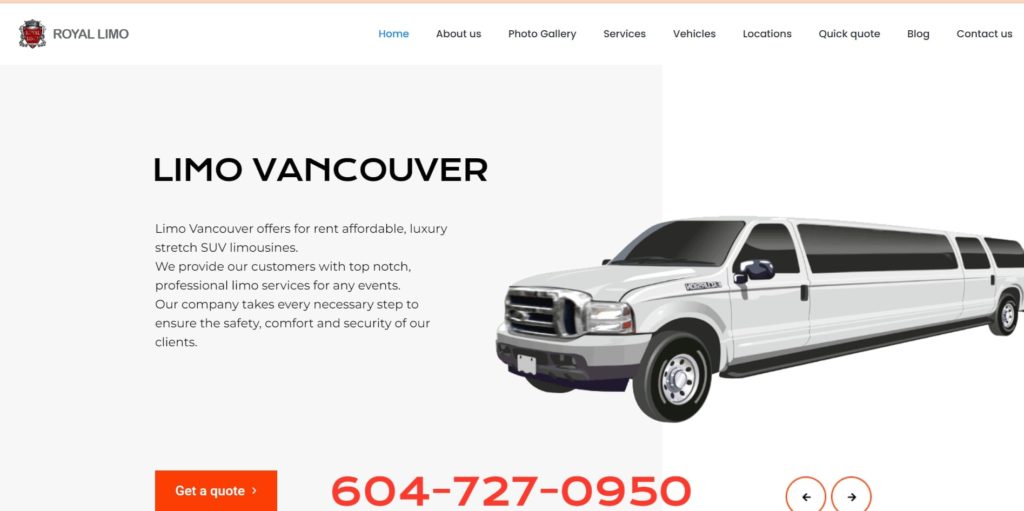 Royal Limousine's Homepage