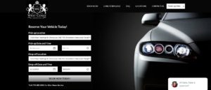 West Coast Car Rentals Homepage
