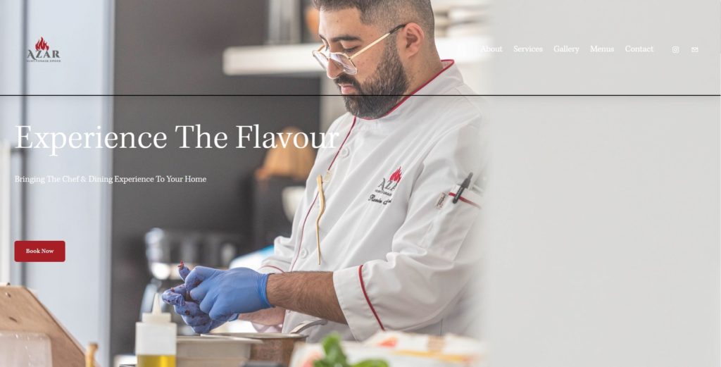 AZAR - Private Chef & Catering's Homepage