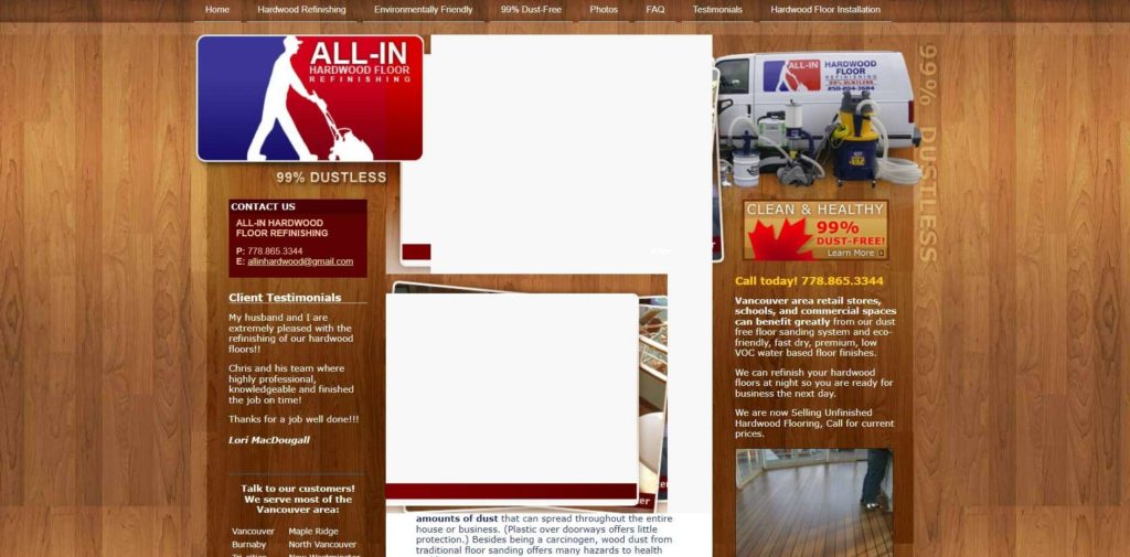 All-In Hardwood's Homepage