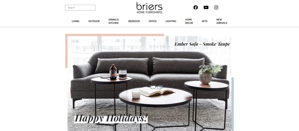 Briers Home Furnishings Homepage