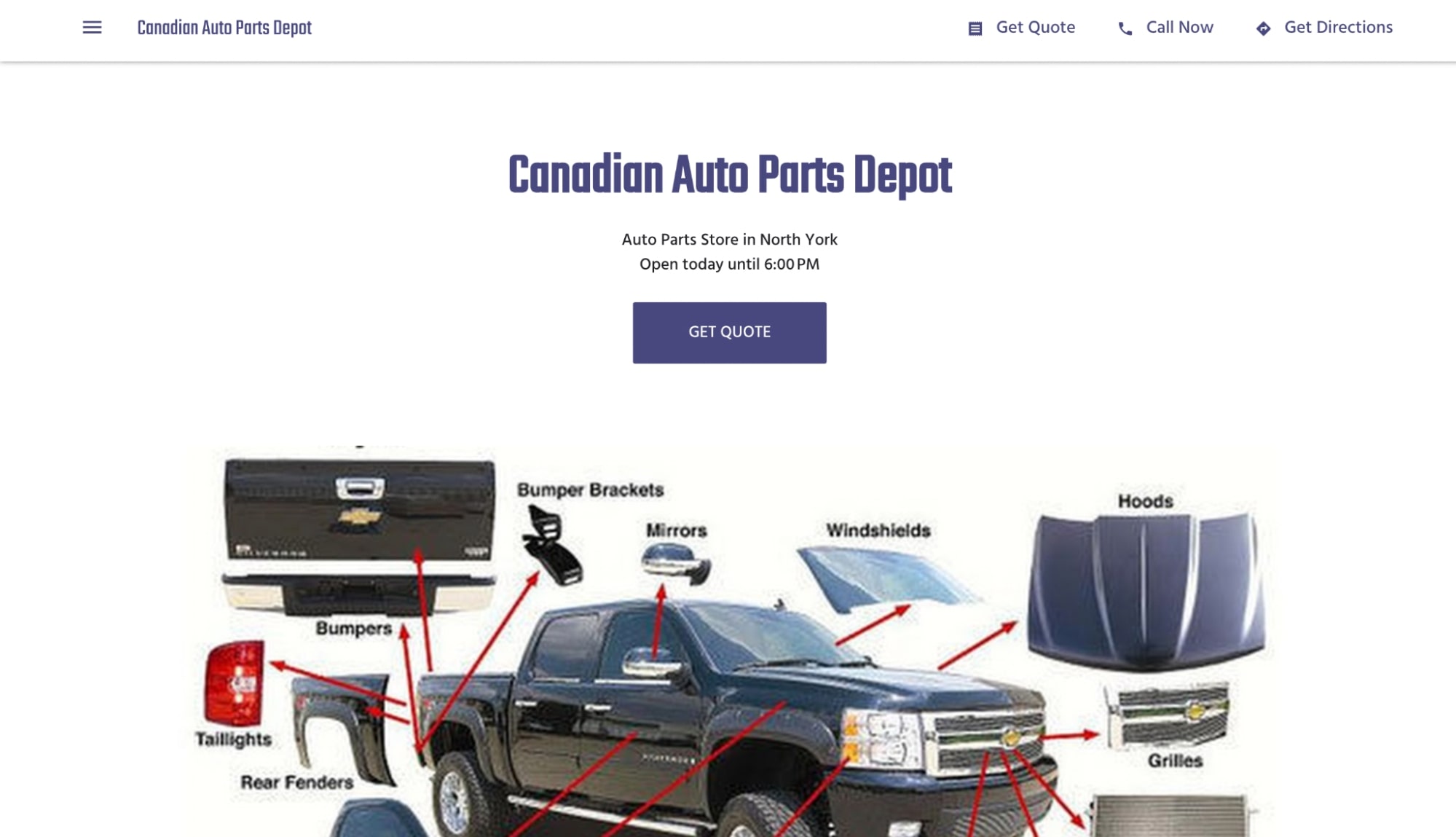 Canadian Auto Parts Depot's Homepage