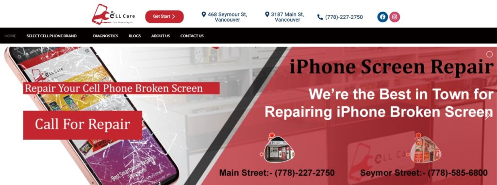 Cell Care's Homepage