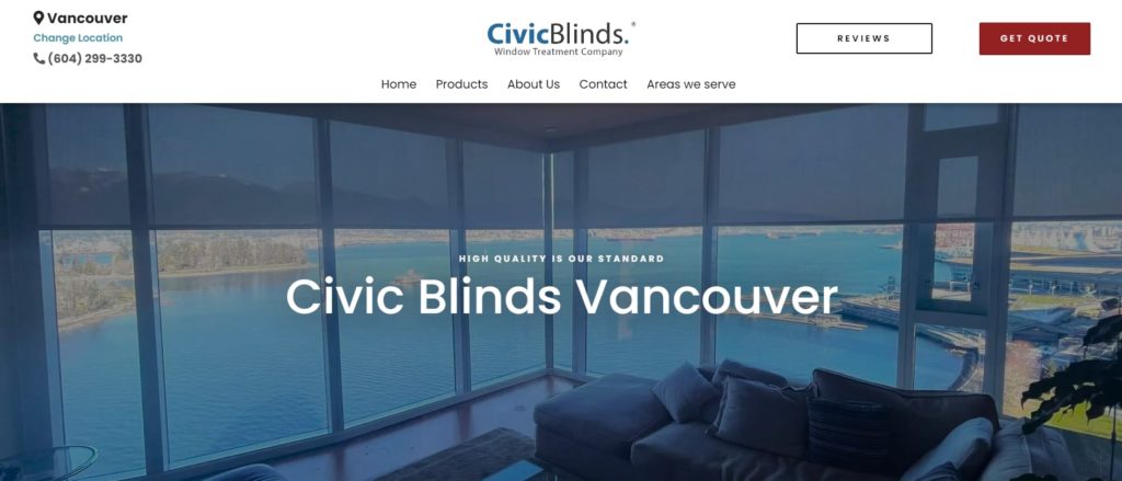 Civic Blinds Homepage