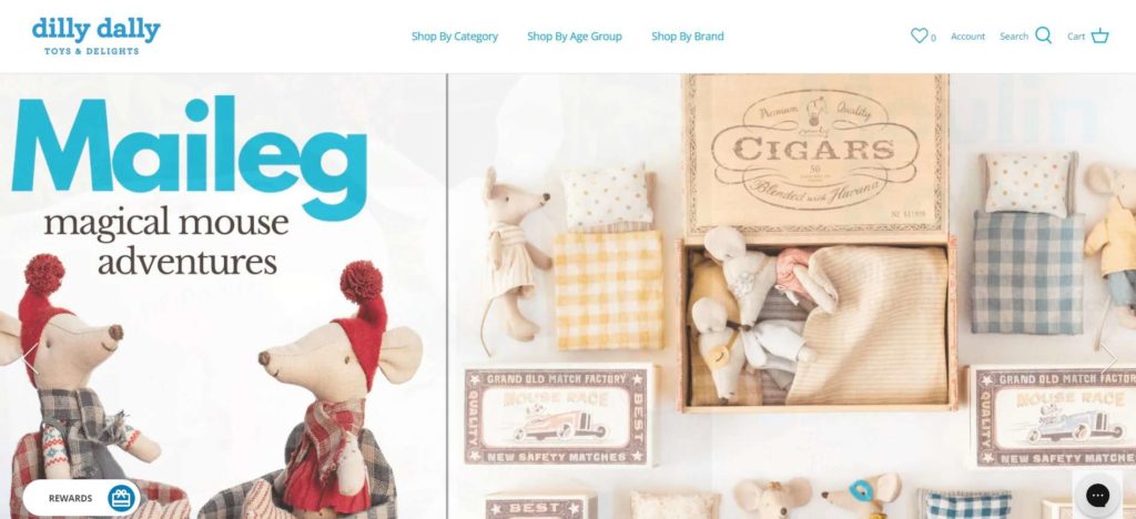 Dilly Dally Toy Store's Homepage