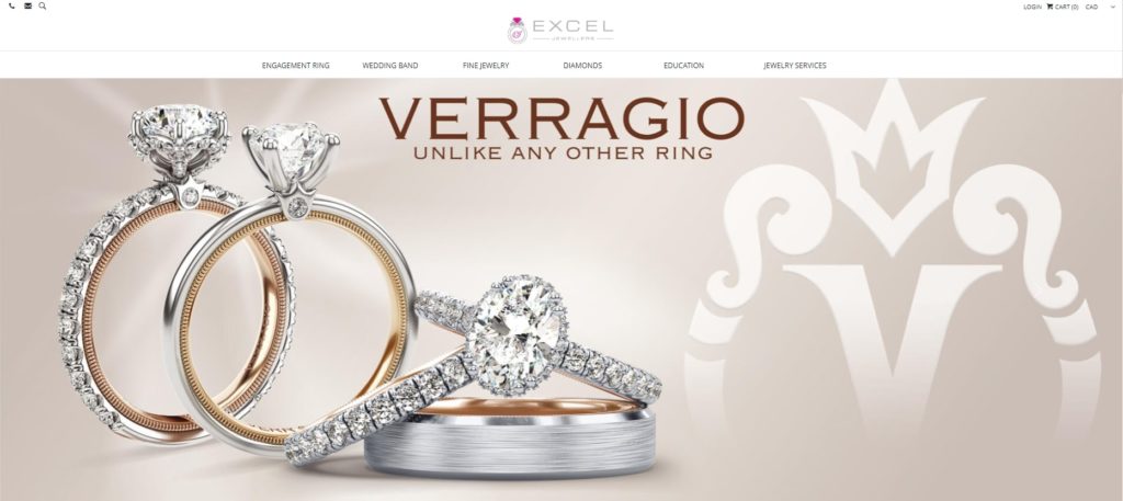 Excel Jewellers Homepage