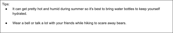 Explore the Hiking Trails Tips