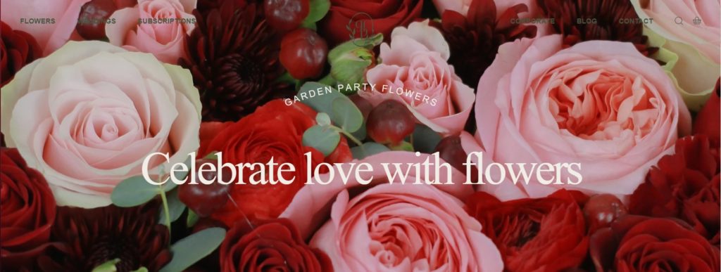 Garden Party Flowers Homepage