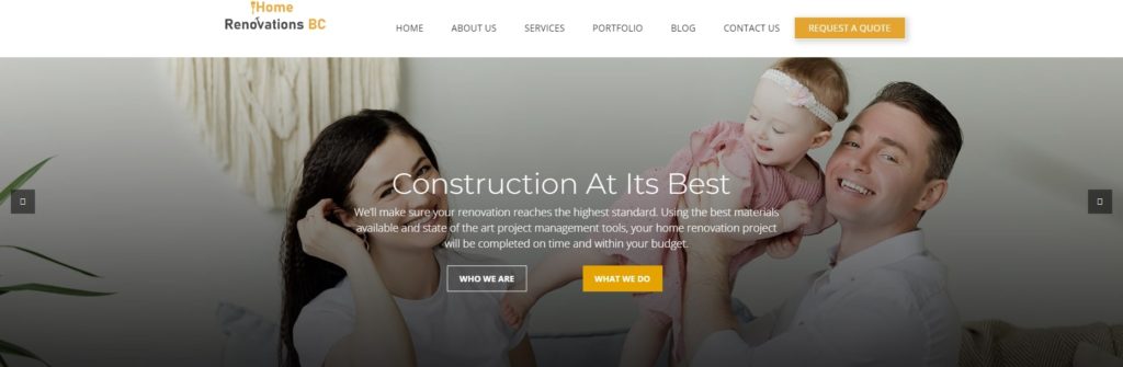 Home Renovations BC's Homepage