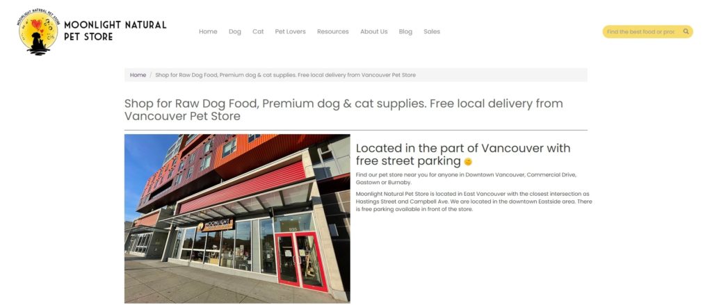 Nearest dog store deals near me
