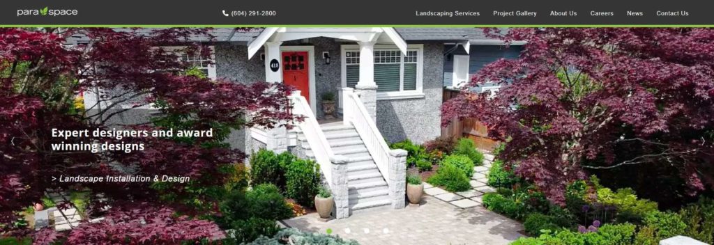 Para Space Landscaping Inc.'s Homepage