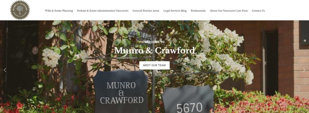 Peter Crawford of Munro & Crawford's Homepage