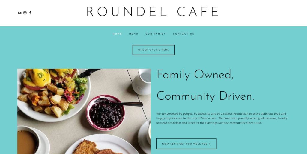 Roundel Café's Homepage