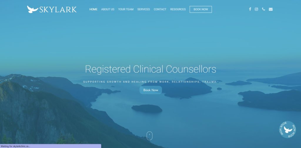 Skylark Counselling Clinic's Homepage